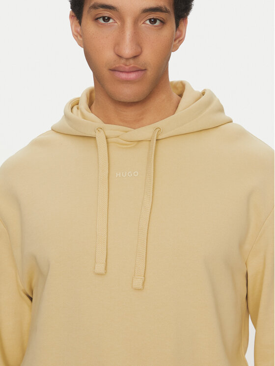 HUGO HUGO Majica dugih rukava Dapo 50486478 Bež Relaxed Fit