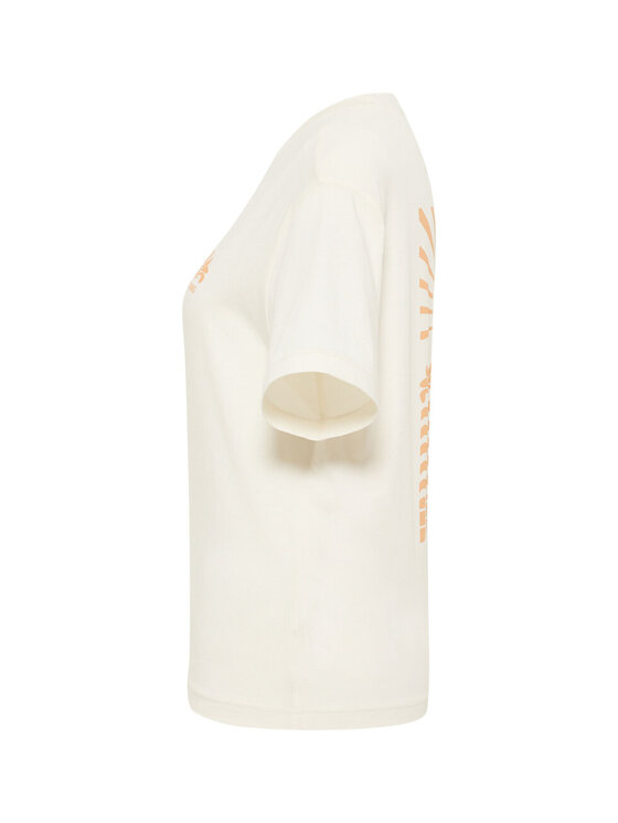 Mustang Mustang T-shirt FLORIS Beige Regular Fit