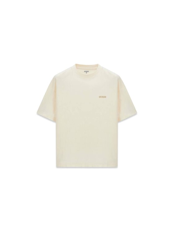 Guess Guess T-Shirt 184093 Beżowy Classic Fit
