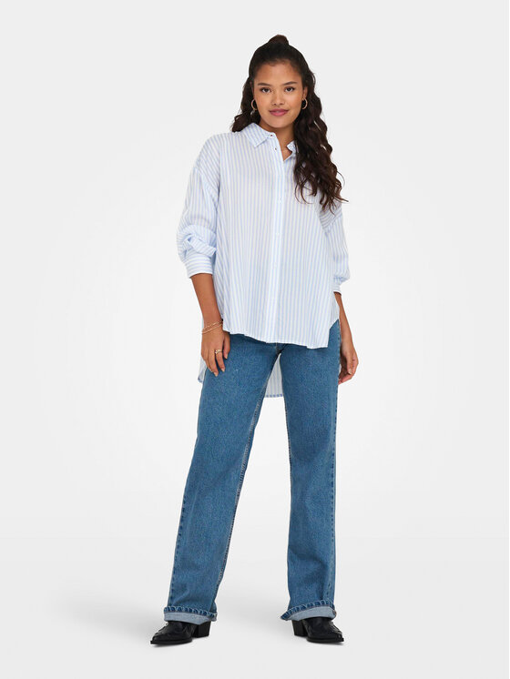 JDY JDY Koszula Grace 15317242 Błękitny Oversize