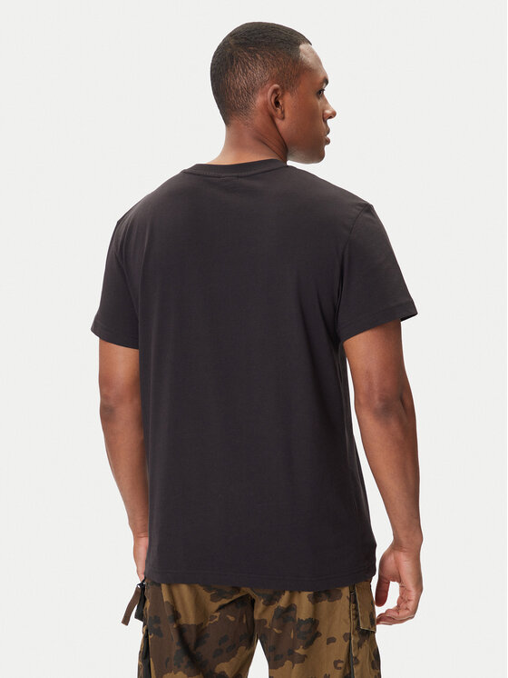 G-Star Raw G-Star Raw T-shirt HD Print D26824-D975 Crna Regular Fit