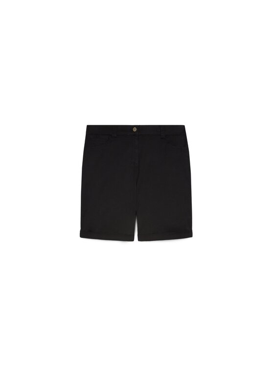 Fiorella Rubino Fiorella Rubino Szorty materiałowe P714T005198N033 Czarny Regular Fit