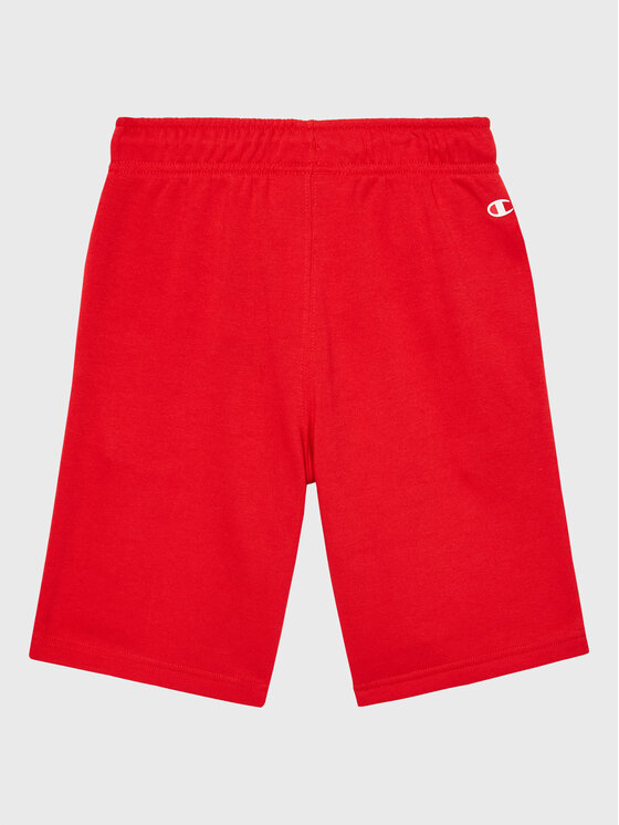 Champion Champion Szorty sportowe 306282 Czerwony Regular Fit