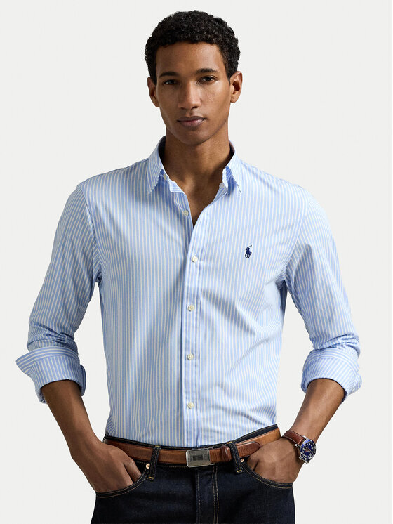 Polo Ralph Lauren Polo Ralph Lauren Košile 710929344020 Světle modrá Slim Fit