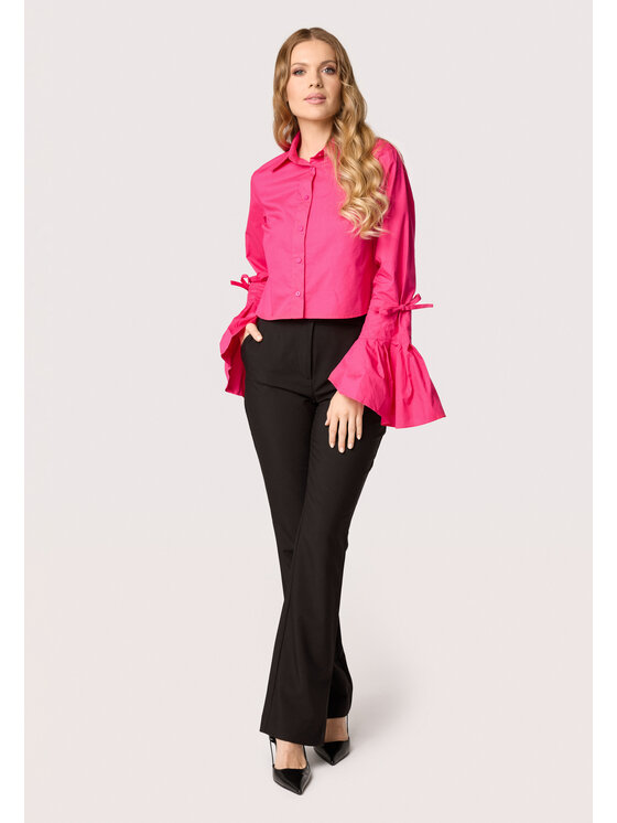 LAURELLA LAURELLA Blúzka Laurella 2VA004504 Bordová Regular Fit