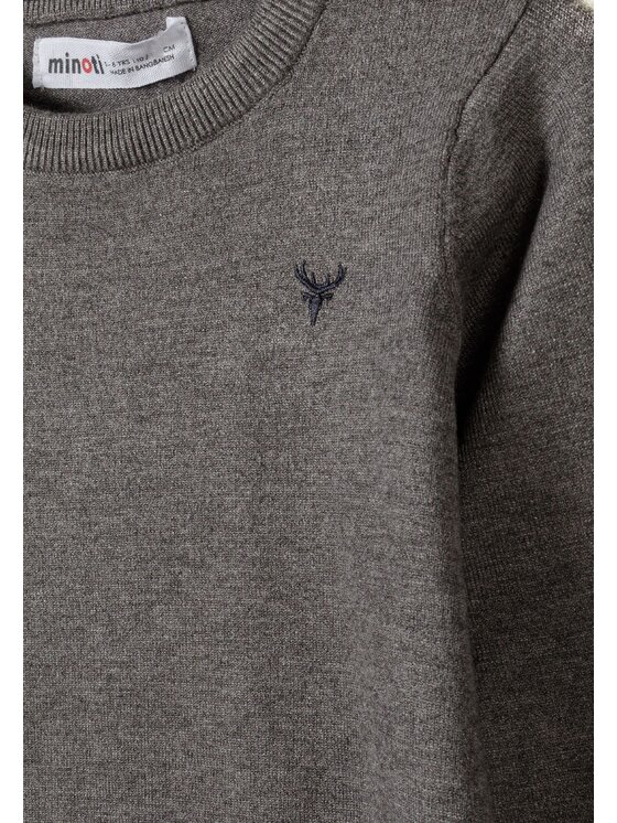 minoti minoti Sweter 27KNIT60 Szary Regular Fit