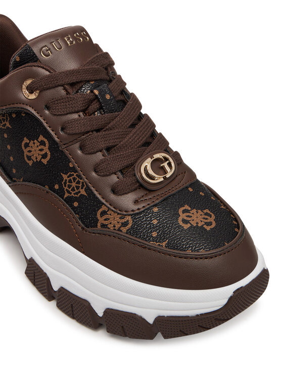 Guess Guess Sportcipők FLFBRT PEL12 Barna