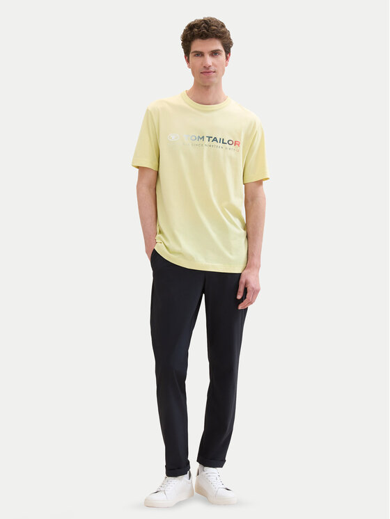 Tom Tailor Tom Tailor T-shirt 1041855 Žuta Regular Fit