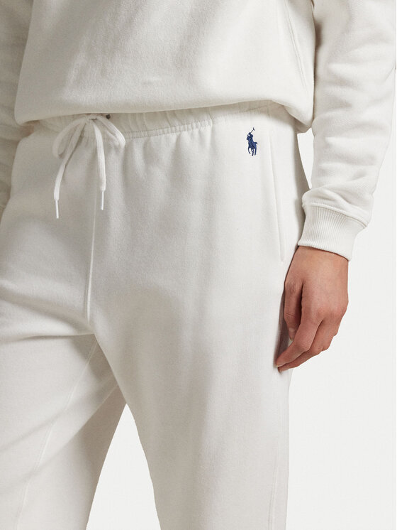 Polo Ralph Lauren Polo Ralph Lauren Teplákové nohavice Prl Flc Pnt 211943009001 Biela Regular Fit