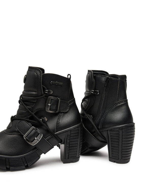NEW ROCK NEW ROCK Μποτάκια M-TRCASCO004-V2 Μαύρο