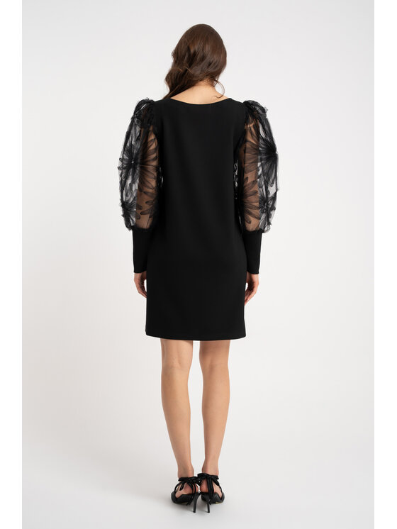 CLICK CLICK Φόρεμα κοκτέιλ 60-6015 Μαύρο Casual Fit