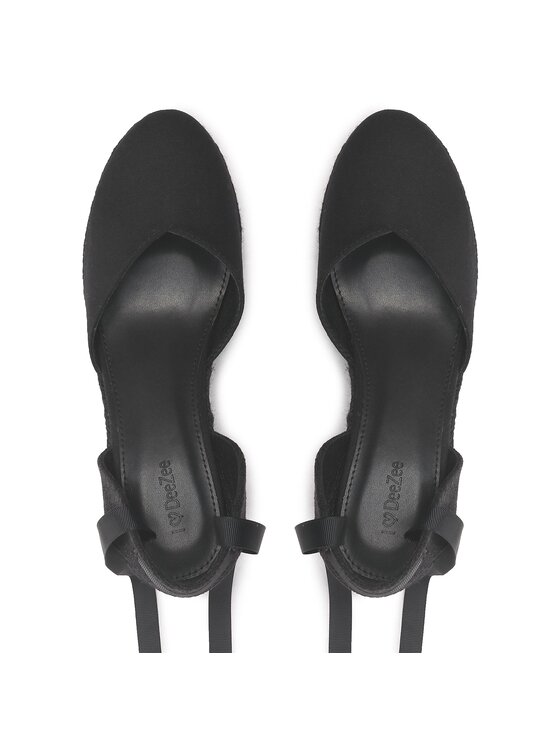 DeeZee DeeZee Espadryle WS020609-01  Czarny