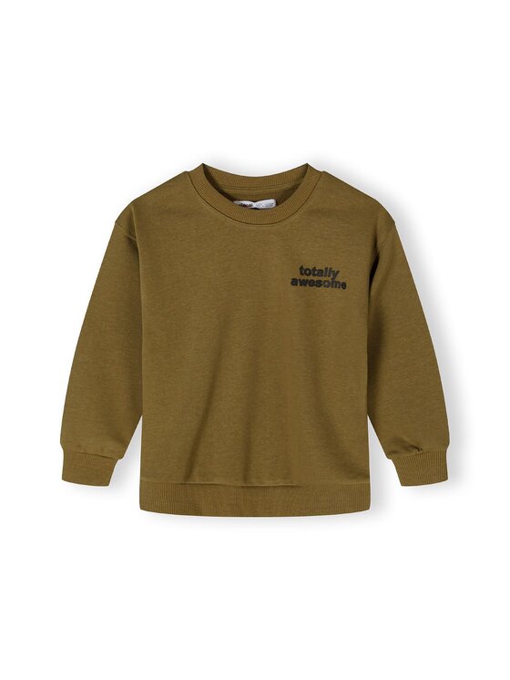 MINOTI MINOTI Bluza 23fleece129 Brązowy Regular Fit