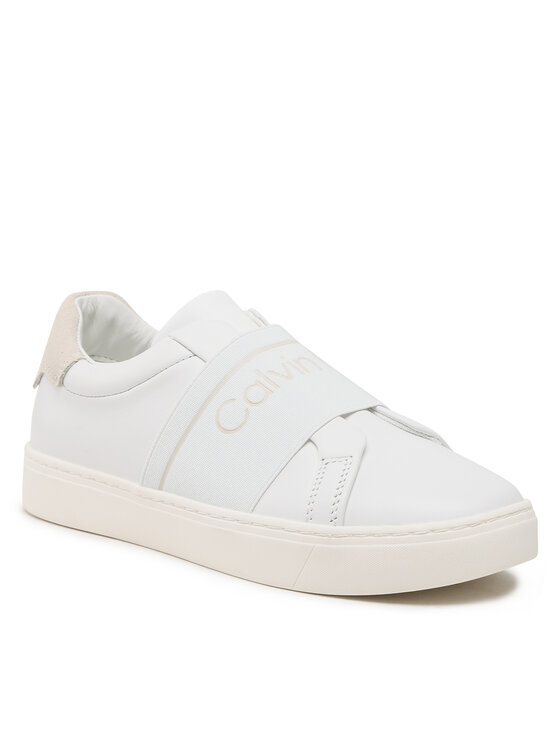Calvin Klein Calvin Klein Сникърси Clean Cupsole Slip On - He HW0HW01416 Бял