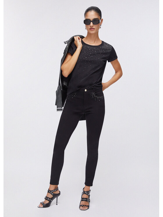 Liu Jo Liu Jo T-shirt TA6306JS923P9282 Nero Regular Fit