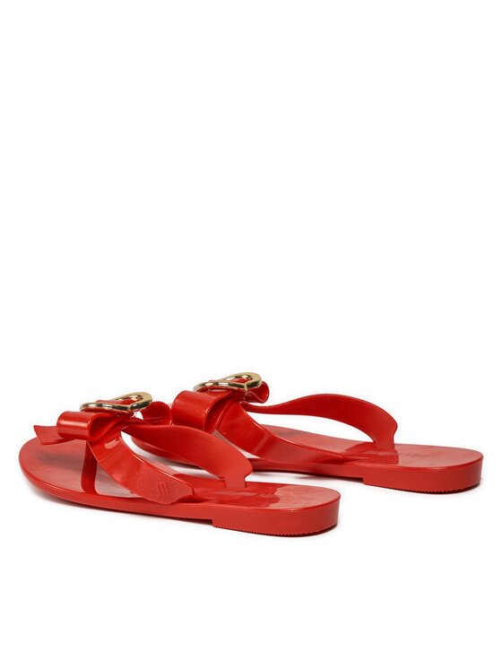 Melissa Melissa Šlepetės per pirštą Mini Melissa Harmonic Hot Inf 33945 Raudona