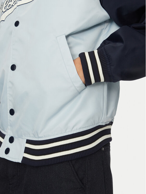 Guess Jeans Guess Jeans Kurtka bomber M5GL32 WHAA2 Błękitny Regular Fit
