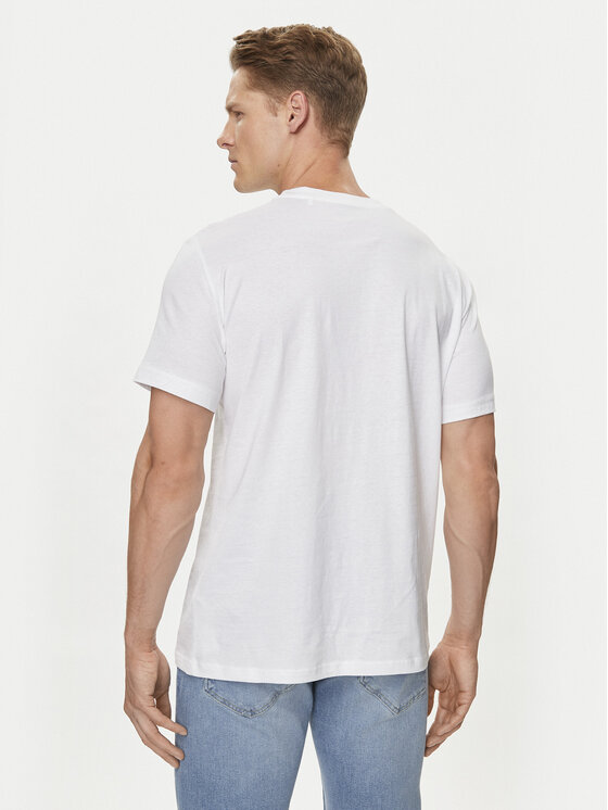 Mustang Mustang T-shirt Austin 1015069 Bianco Regular Fit