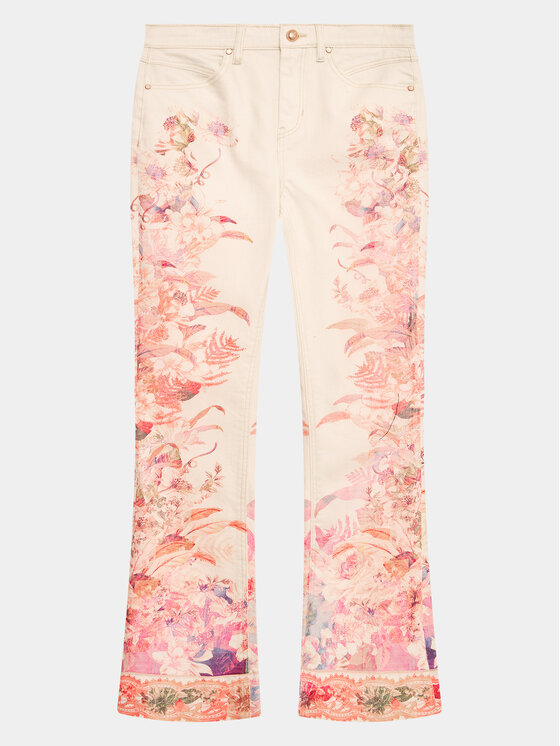 Guess Guess Medžiaginės kelnės J3GB10 D2G62 Spalvota Regular Fit