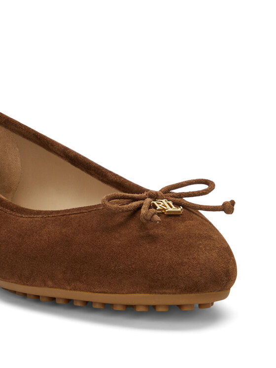 LAUREN RALPH LAUREN LAUREN RALPH LAUREN Baleriny 802951376001 Brązowy