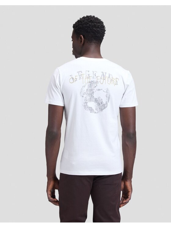 Lee Lee T-Shirt GRAPHIC TEE Biały Regular Fit