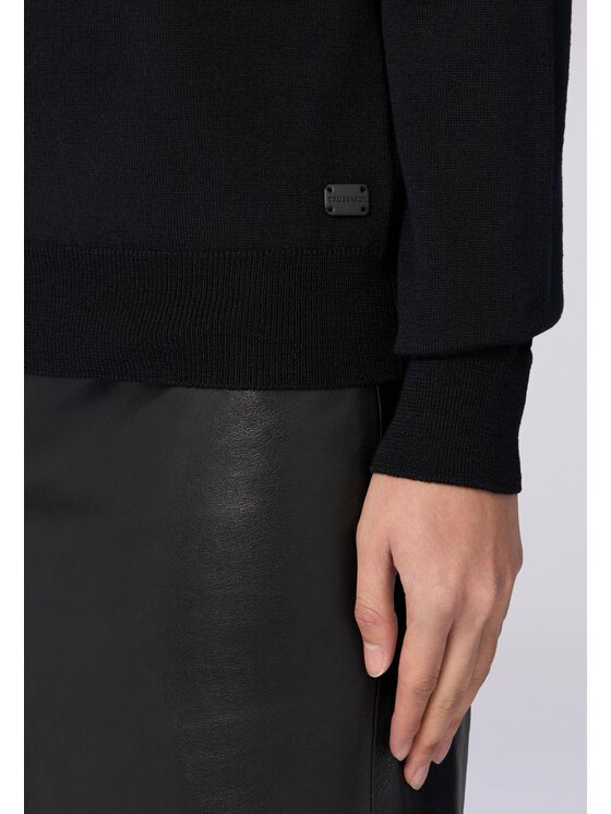 Trussardi Trussardi Cardigan M0116001165N033 Nero Regular Fit
