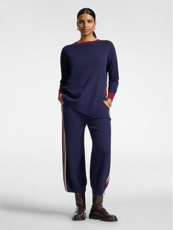 Elena Mirò Elena Mirò Maglione M064Z000827N0B1 Blu Boxy Fit