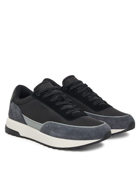 Calvin Klein Calvin Klein Сникърси Low Top Lace Up Repreve Mix HM0HM01714 Черен