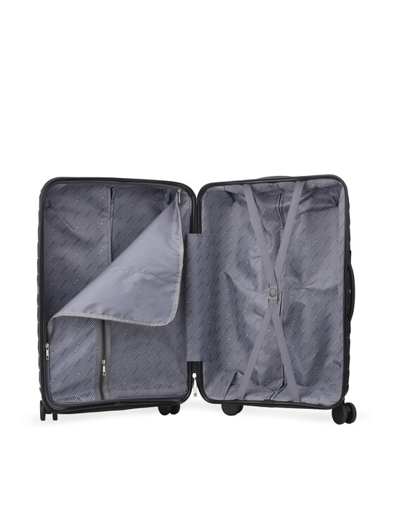 Semi Line Semi Line Μεσαία Βαλίτσα T5911-3 Μαύρο