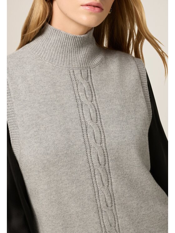 Oltre Oltre Cardigan M317J005055N013 Grigio Regular Fit
