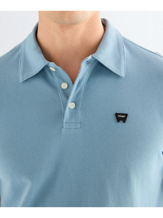 Wrangler Wrangler Polo 112378448 Blu Regular Fit