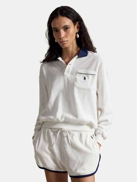 Polo Ralph Lauren Polo Ralph Lauren Felpa 211A12737002 Bianco Relaxed Fit
