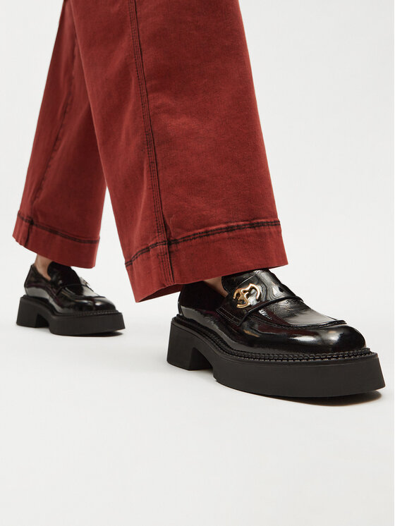 Eva Minge Eva Minge Loaferice LAGOA-24750 Crna