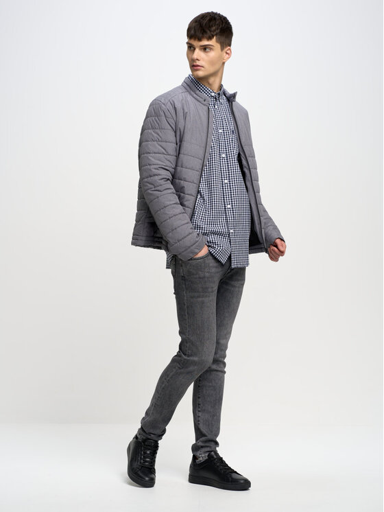 BIG STAR BIG STAR Kurtka przejściowa JONOTO_902_130 Szary Basic Fit