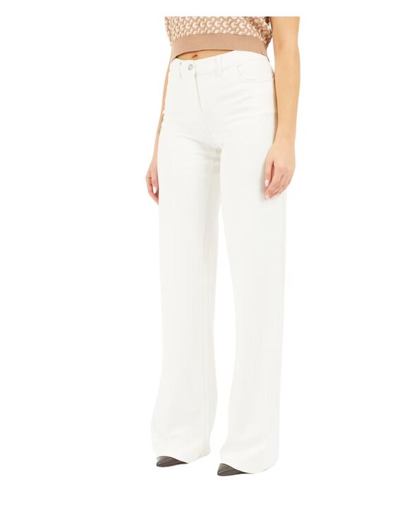 Guess Guess Spodnie materiałowe Pantalone donna Beżowy Reglan Fit