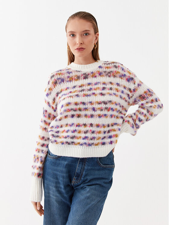 Pinko Sveter Opossum 101715 A14N Farebná Relaxed Fit