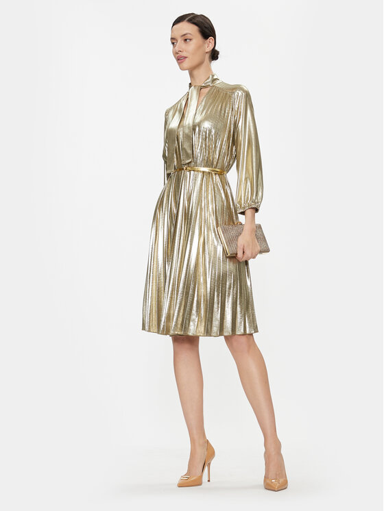 Marella Marella Coctailkleid Circo 2336260338200 Goldfarben Regular Fit