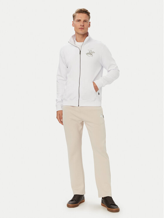 Beverly Hills Polo Club Beverly Hills Polo Club Mikina M6608T-HR Bílá Regular Fit
