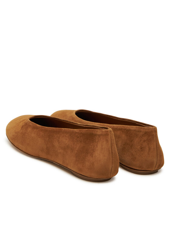Weekend Max Mara Weekend Max Mara Baleriny Todisuede 2525526074600 Brązowy