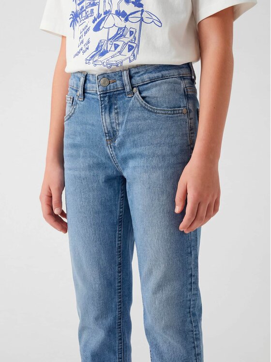 Guess Kids Guess Kids Spodnie materiałowe 161645 Niebieski Regular Fit