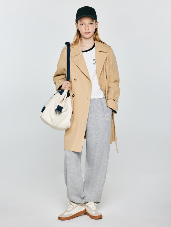 BIG STAR BIG STAR Spodnie dresowe MONARA Szary Comfort Fit