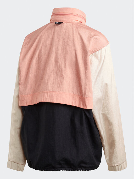 adidas adidas Tuulejope Colorblock Windbreaker GK8559 Beež Loose Fit