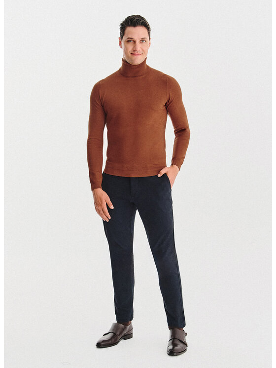 Pako Lorente Pako Lorente Sweter P25WN-2X-032 Pomarańczowy Classic Fit