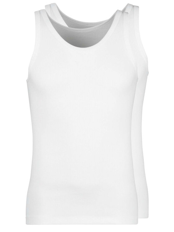 Huber Huber Souprava triček 112103 Bílá Slim Fit