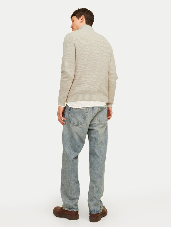 Jack & Jones Jack & Jones Sweter Craig 12260826 Écru Regular Fit