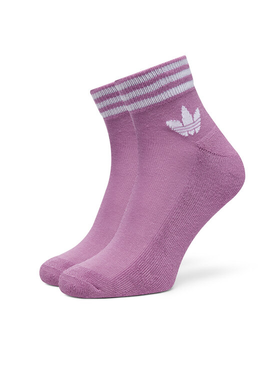 adidas Lot de 3 paires de chaussettes hautes femme Island Club Trefoil IX7520 Rose Modivo