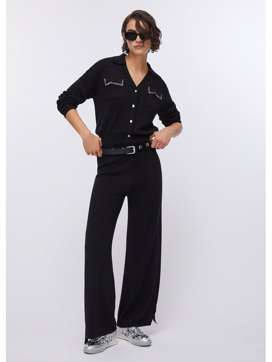 Liu Jo Liu Jo Cardigan TA6041MS59L22222 Nero Regular Fit