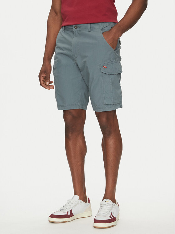 Napapijri Napapijri Stoffshorts Noto 2.0 NP0A4HOQ Blau Regular Fit