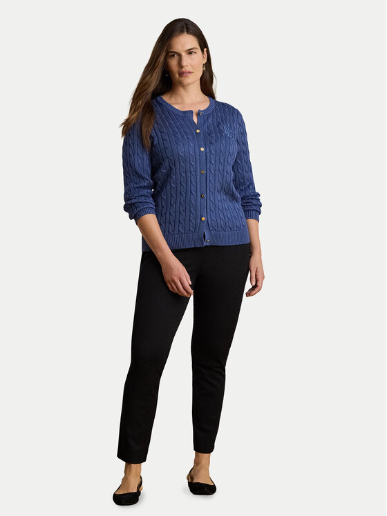 LAUREN RALPH LAUREN LAUREN RALPH LAUREN Strickjacke 200P14040502 Blau Regular Fit