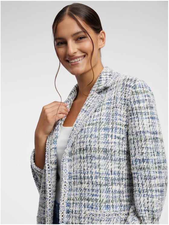 Orsay Orsay Marynarka 482458001000__34 Niebieski Regular Fit